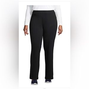 Land’s End Starfish Straight Leg pull on pant. Women’s 2X. Black.